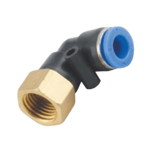 90 degree air fitting Blue PLF