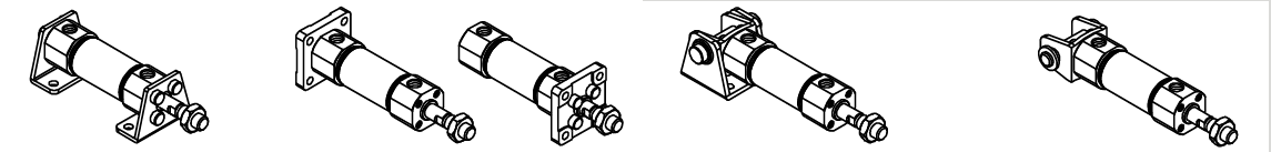 Mounting Accessories for MG Stainless Steel Mini Cylinders
