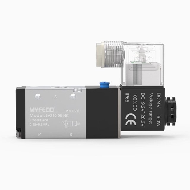 3 2 way solenoid valve 3V210-08