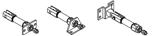 PB Pen-type Cylinder Mounting Accessories Diagram