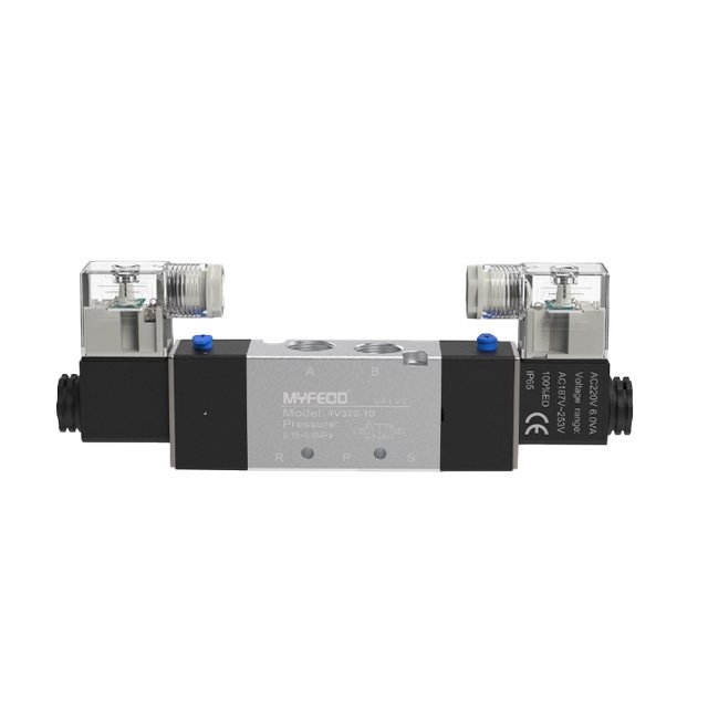 5 2 way double solenoid valve 4V320-10