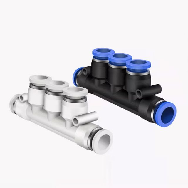 5-way plastic pneumatic connector PK-1