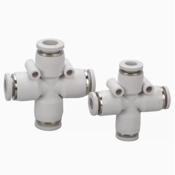 Cross Plastic pneumatic fittings-PZA