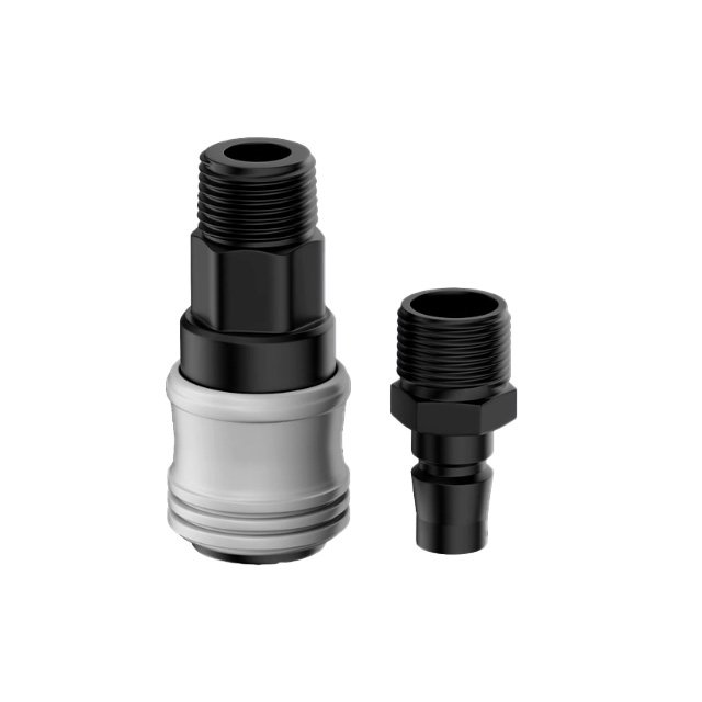 OSM+OPM Plastic steel quick coupler male