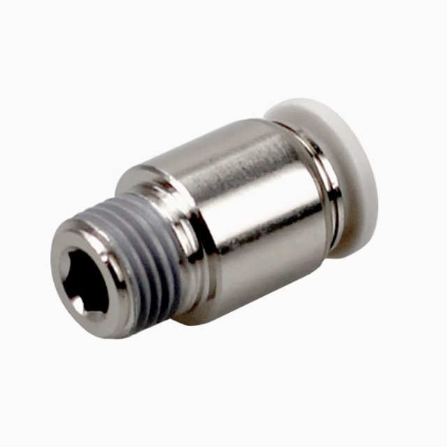 Round Male Straight Pneumatic fittings POC