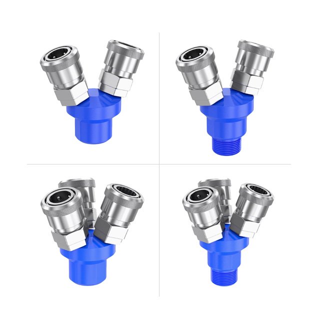SMY SMV 3 way quick connector