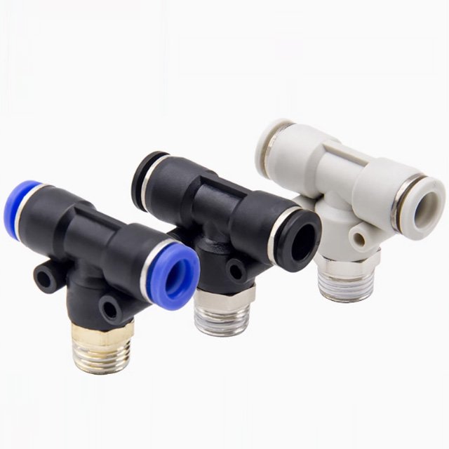 pneumatic tee fitting-PB