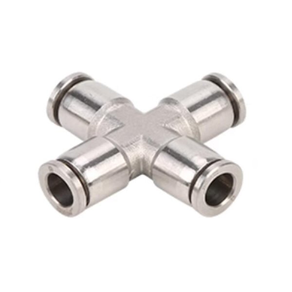 stainless steel Cross push to connect fittings