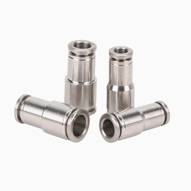 stainless steel Straight-through reducer push to connect fittings PG