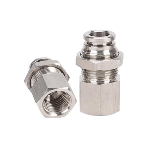 stainless steel bulkhead Female thread fittings PMF
