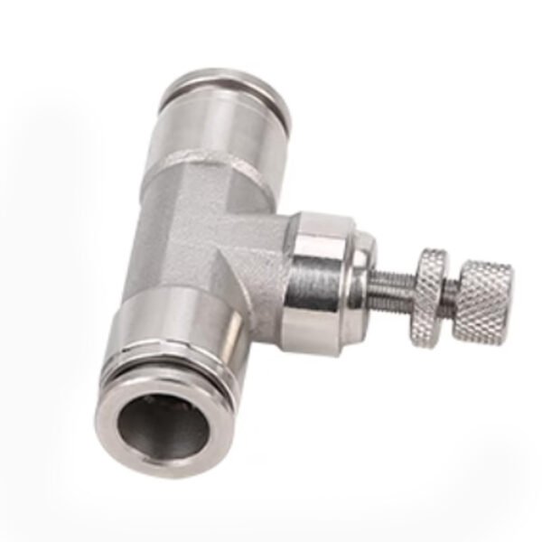 stainless steel throttle valve push to connect fittings SA