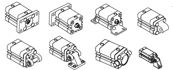 A variety of mounting styles and accessories are available