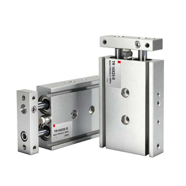 TR series double rod pneumatic cylinder