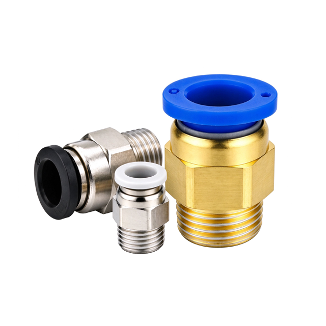 PC pneumatic male connector