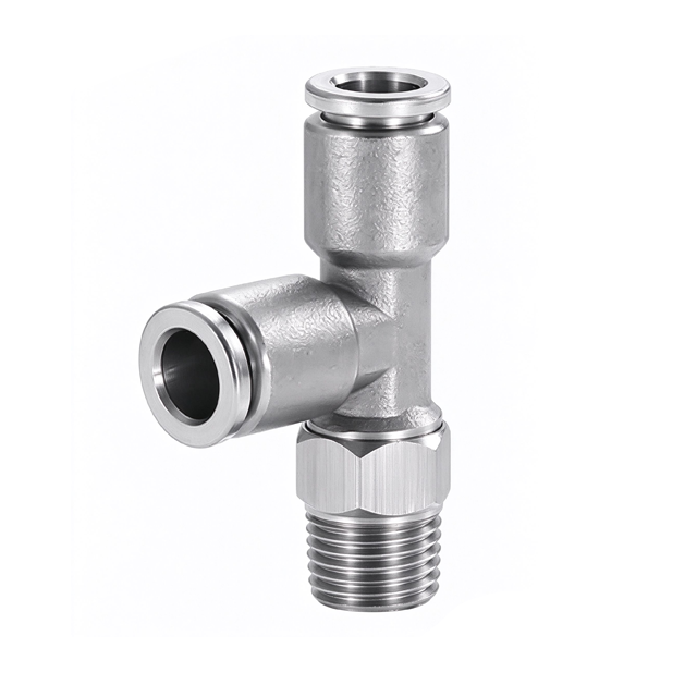 PD Stainless Steel tee pneumatic fitting