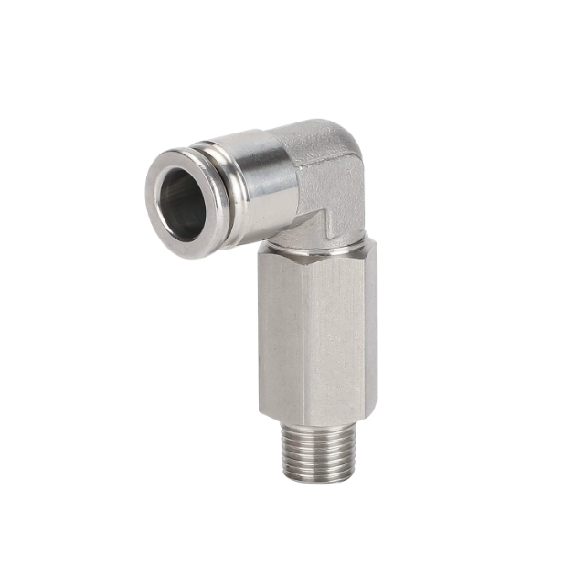 PLL Stainless Steel extended elbow air fitting